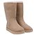 Stuart Weitzman Cozy Boot aus Wildleder in Tan - Ansicht 3
