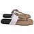 Marc Jacobs The Colorblock Dual T-Strap Sandals in Multicolor Leather