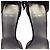 Décolleté a punta con frange Stuart Weitzman in camoscio nero - vista 10