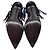 Décolleté a punta con frange Stuart Weitzman in camoscio nero - vista 9