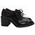 Edge Céline Escarpins Oxford à lacets Celine en cuir noir