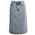 Falda midi de denim Totême en algodón azul