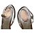 Rene Caovilla René Caovilla Slingback-Pumps aus bronzefarbenem Satin mit Kristallbesatz - Ansicht 11