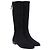 Stivali Under The Knee Stuart Weitzman in camoscio nero - vista 3
