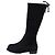Stivali Under The Knee Stuart Weitzman in camoscio nero - vista 5