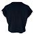 Balmain Logo Cropped Ringer Tee aus schwarzer Baumwolle - Ansicht 3