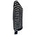 Top a maniche lunghe Balmain Stripes Logo in cotone nero - vista 2