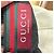 Gucci Web-Stripe Schal mit Fransen aus grauer Seide - Ansicht 4
