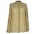 Blusa Etro de bolinhas metálicas em seda creme