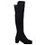 Botas acima do joelho Stuart Weitzman Gillian 60 em camurça preta