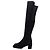 Botas acima do joelho Stuart Weitzman Gillian 60 em camurça preta - vista 6