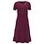 Tory Burch Ashlyn Strick-Midikleid aus violetter Merinowolle