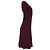 Tory Burch Ashlyn Strick-Midikleid aus violetter Merinowolle - Ansicht 3