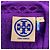 Tory Burch Ashlyn Strick-Midikleid aus violetter Merinowolle - Ansicht 6