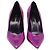 Yves Saint Laurent Décolleté a punta Saint Laurent Kiki Mirror in pelle rosa - vista 2