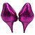 Yves Saint Laurent Décolleté a punta Saint Laurent Kiki Mirror in pelle rosa - vista 7