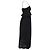 Autre Marque Vestido maxi Reyna Caroline Constas en algodón negro - vista 3