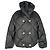 Chaqueta acolchada de doble botonadura Balmain en poliamida negra