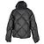 Chaqueta acolchada de doble botonadura Balmain en poliamida negra - vista 3