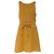 Vestido corto con cintura anudada See by Chloé en algodón amarillo