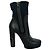 Bottines Lanvin en cuir noir