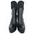 Bottines Lanvin en cuir noir - vue 3