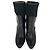 Bottines Lanvin en cuir noir - vue 4
