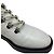 Bottines à lacets Stuart Weitzman en cuir blanc - vue 11