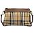 Burberry Peyton Crossbody Clutch Haymarket Coated Canvas Small