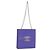 Borsa a tracolla CHANEL Hologram Chain in vinile Viola Argento CC