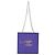 Borsa a tracolla CHANEL Hologram Chain in vinile Viola Argento CC - vista 2