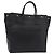 Autre Marque Borsa Tote Saint Laurent Rive Gauche in pelle nera e argento 663970