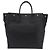 Autre Marque Borsa Tote Saint Laurent Rive Gauche in pelle nera e argento 663970 - vista 13