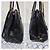 Borsa Tote Prada Saffiano Pelle Large Galleria Double Zip - Nero - vista 4