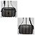 Fendi Borsa a tracolla Pequin Stripe Nero Marrone - vista 4