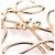 Broche Loewe de metal oro rosa - vista 6