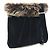 Hermès Borsa a tracolla Hermes Sac Toudou Moco Black Suede Fur