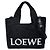 Loewe Black Raffia Handbag