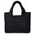 Loewe Black Raffia Handbag - view 3