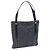 Bulgari Borsa Tote Bvlgari in pelle e denim nero