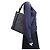 Bulgari Borsa Tote Bvlgari in pelle e denim nero - vista 10