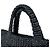 Prada Small Crochet Tote Handbag aus schwarzer Raffia - Ansicht 10