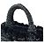 Sac à main Prada en raphia noir - vue 10