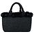 Sac à main Prada en raphia noir - vue 3