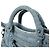 Borsa a tracolla Balenciaga in denim azzurro - vista 10