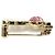Broche Chanel Dorado y Rosa - vista 4