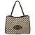 Borsa a mano Gucci marrone in GG Canvas e pelle