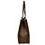 Borsa a mano Gucci marrone in GG Canvas e pelle - vista 2