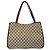 Borsa a mano Gucci marrone in GG Canvas e pelle - vista 3