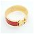 Bracciale Hermès Clic Clac GM in Oro e Rosso - vista 2